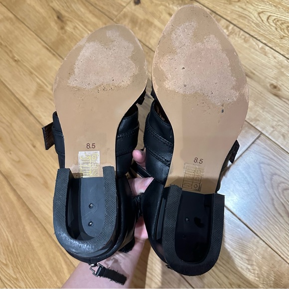 [SOLD] Jeffrey Campbell x Revolve Levelup Sandal Boots Black Leather US8.5 Alt - Picture 10 of 11